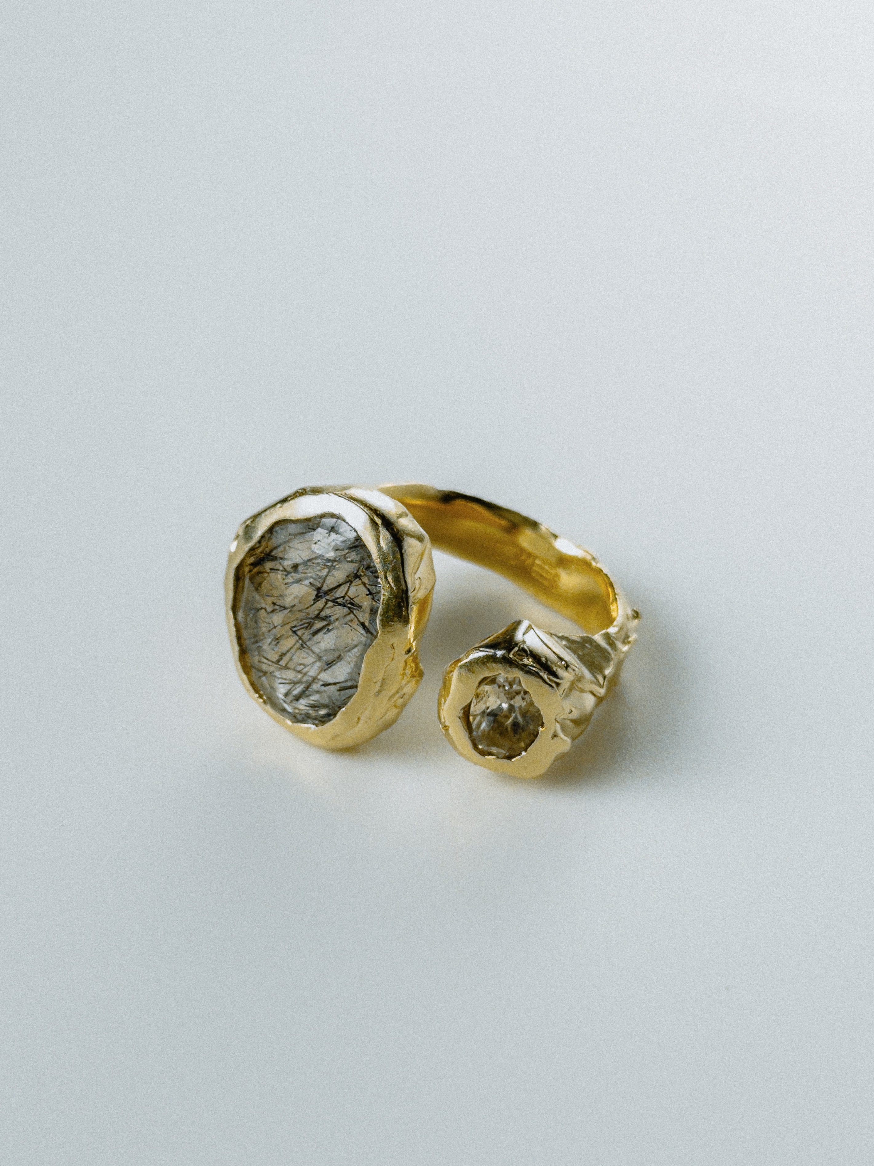 Gold Black Rutile N°155 🄼