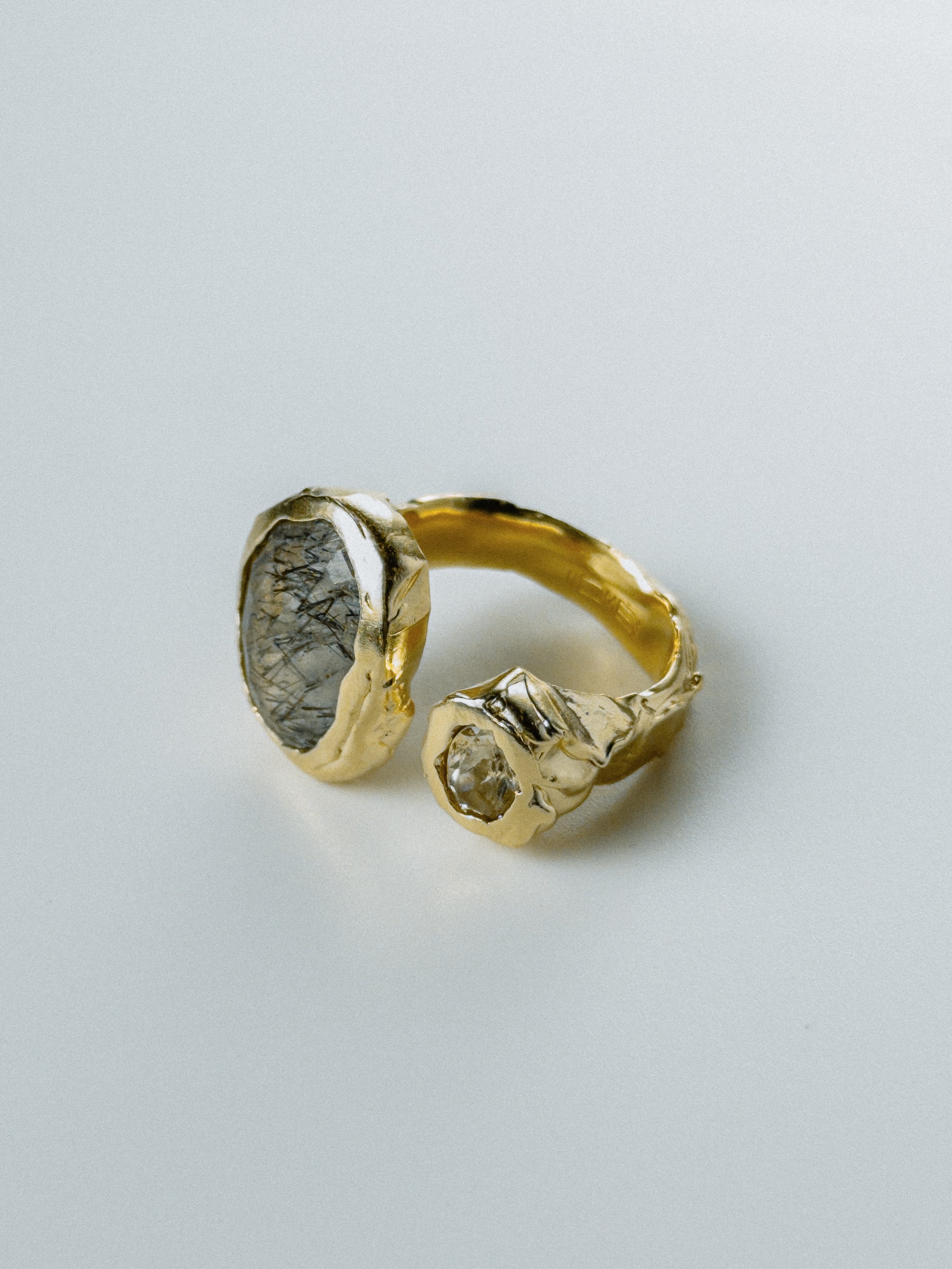 Gold Black Rutile N°155 🄼