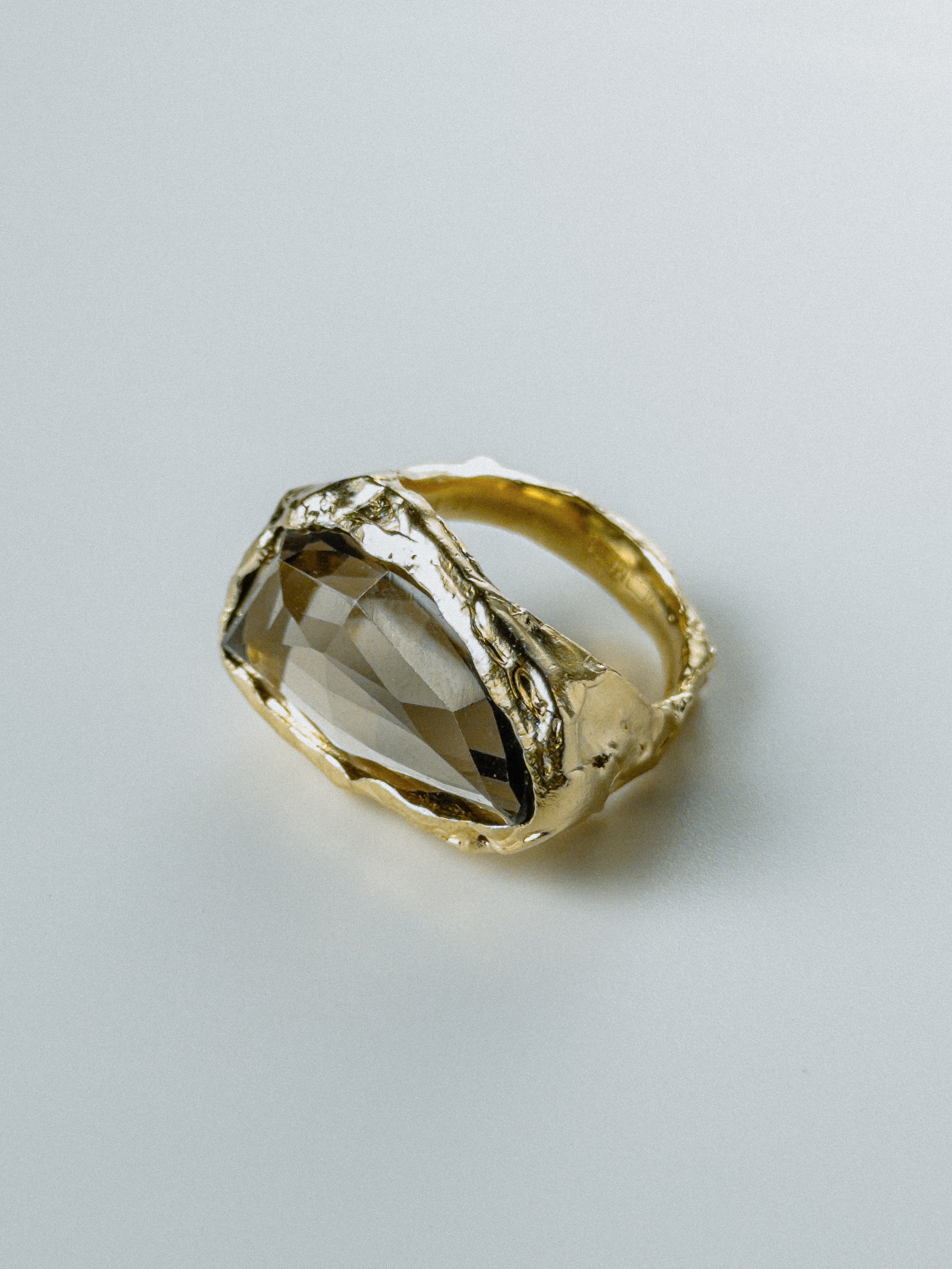 Gold Smoky Quartz N°149 🄻