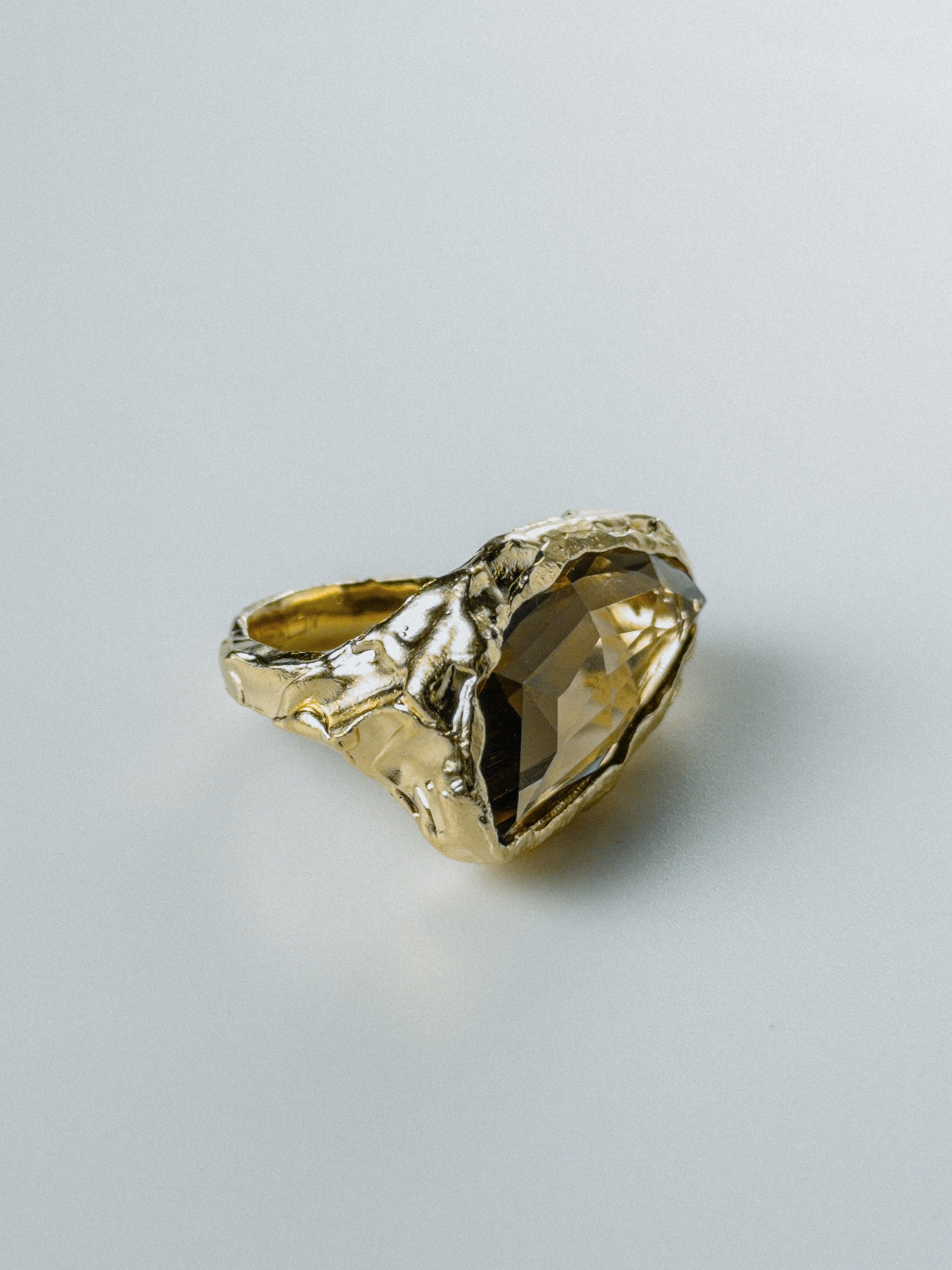 Gold Smoky Quartz N°149 🄻