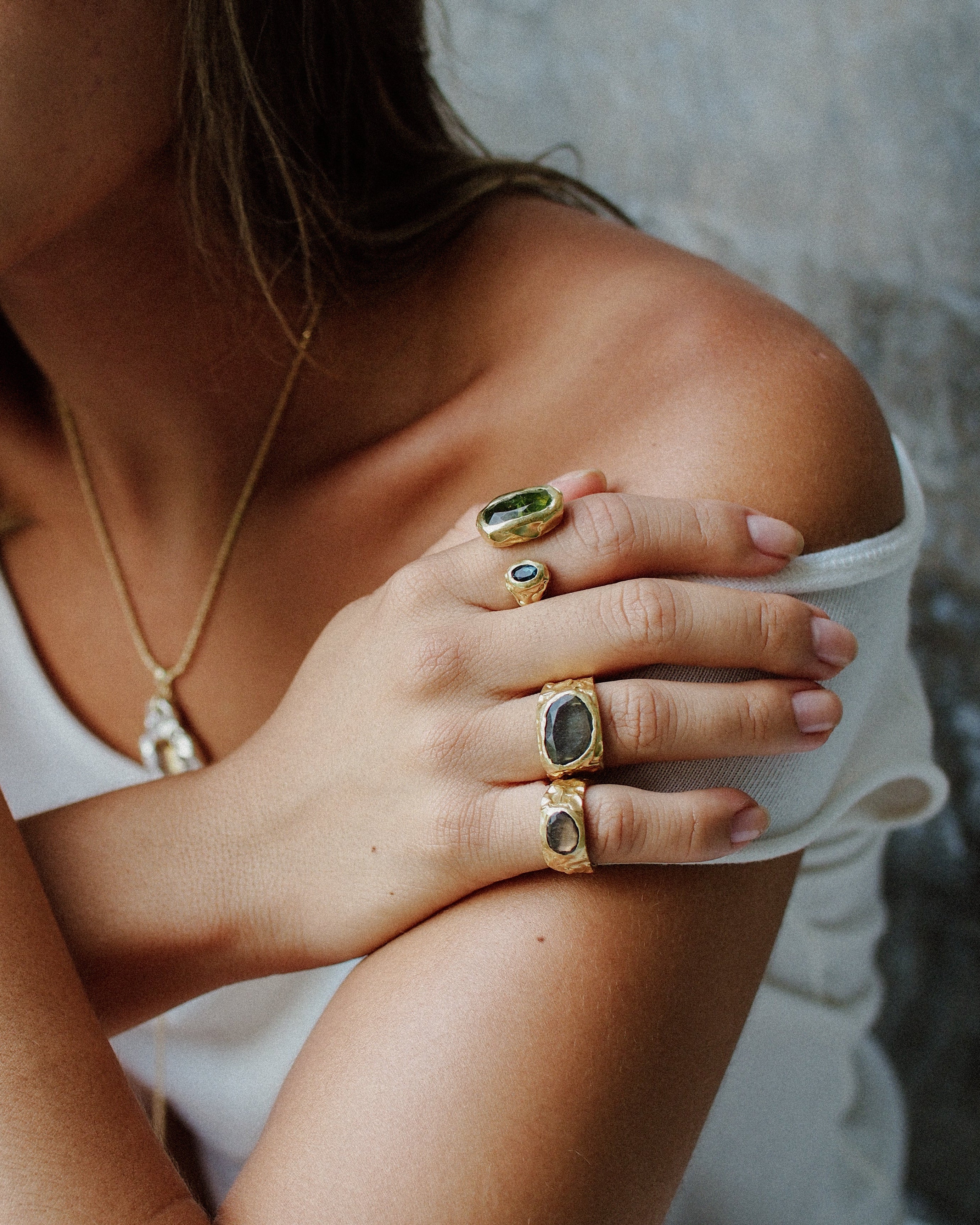 Gold Smoky Quartz N°71 🅂