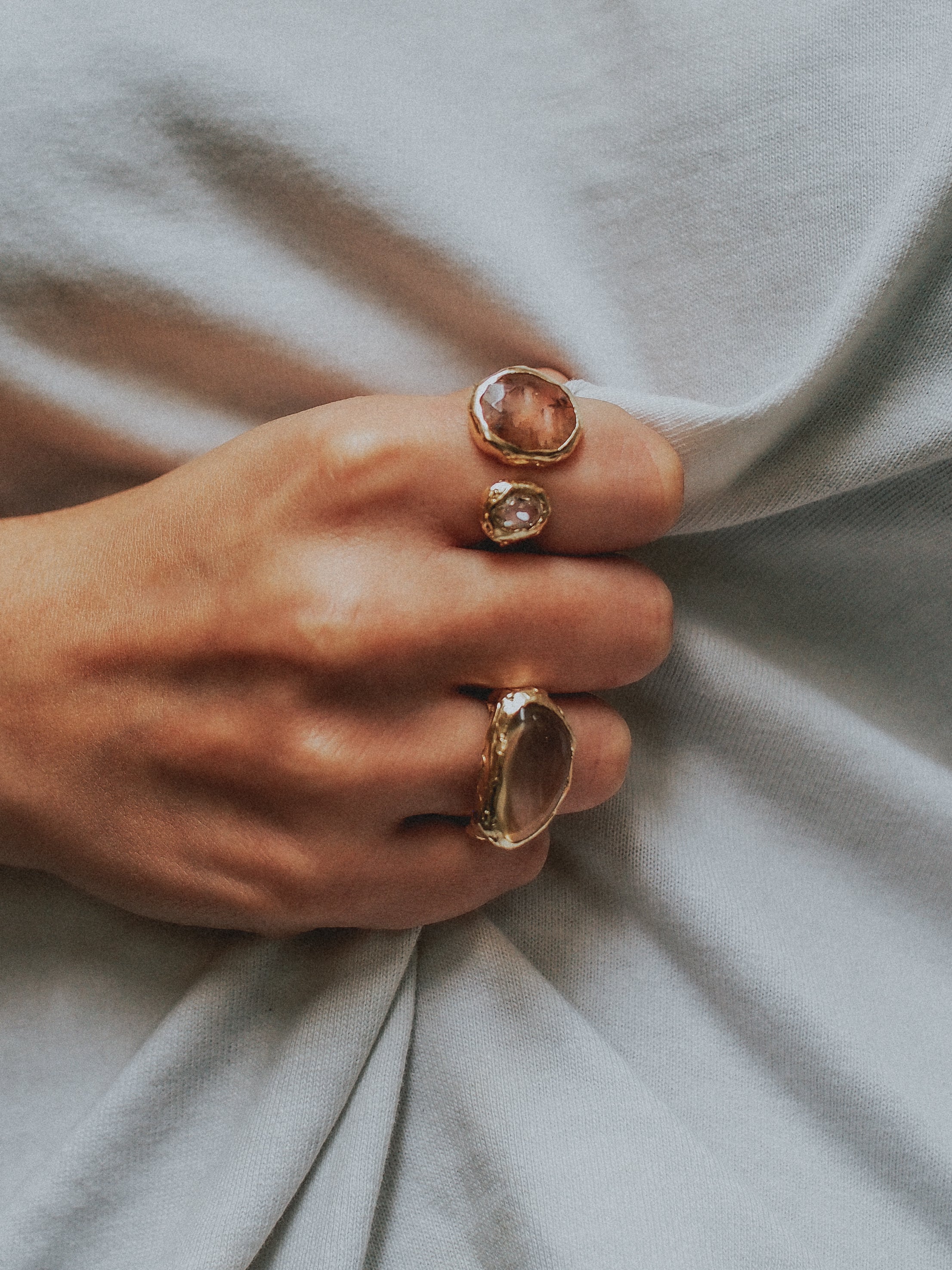 Gold Lemon Quartz N°87 🄼