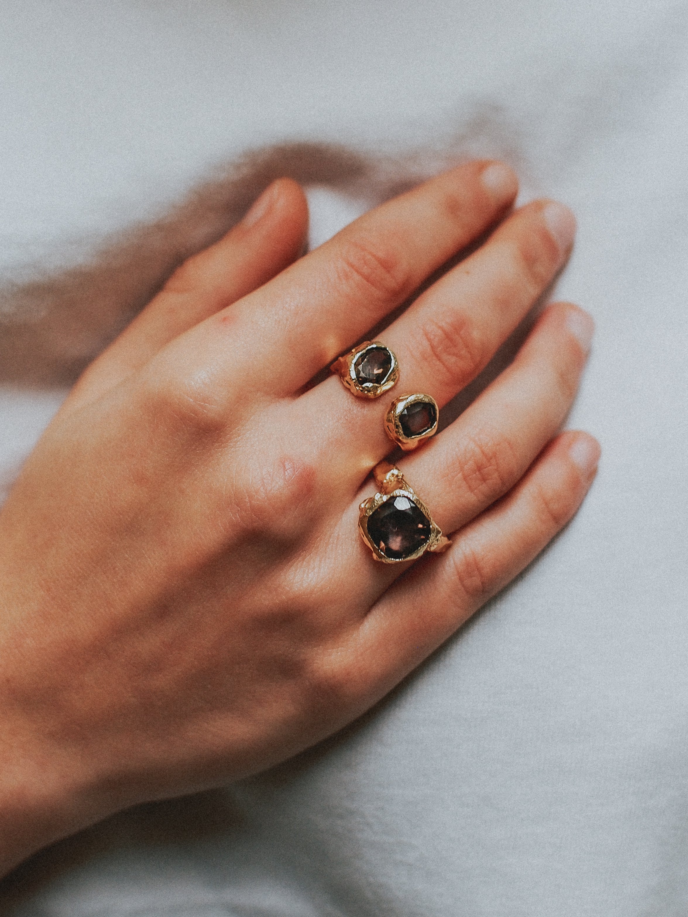 Gold Smoky Quartz N°168 🅂