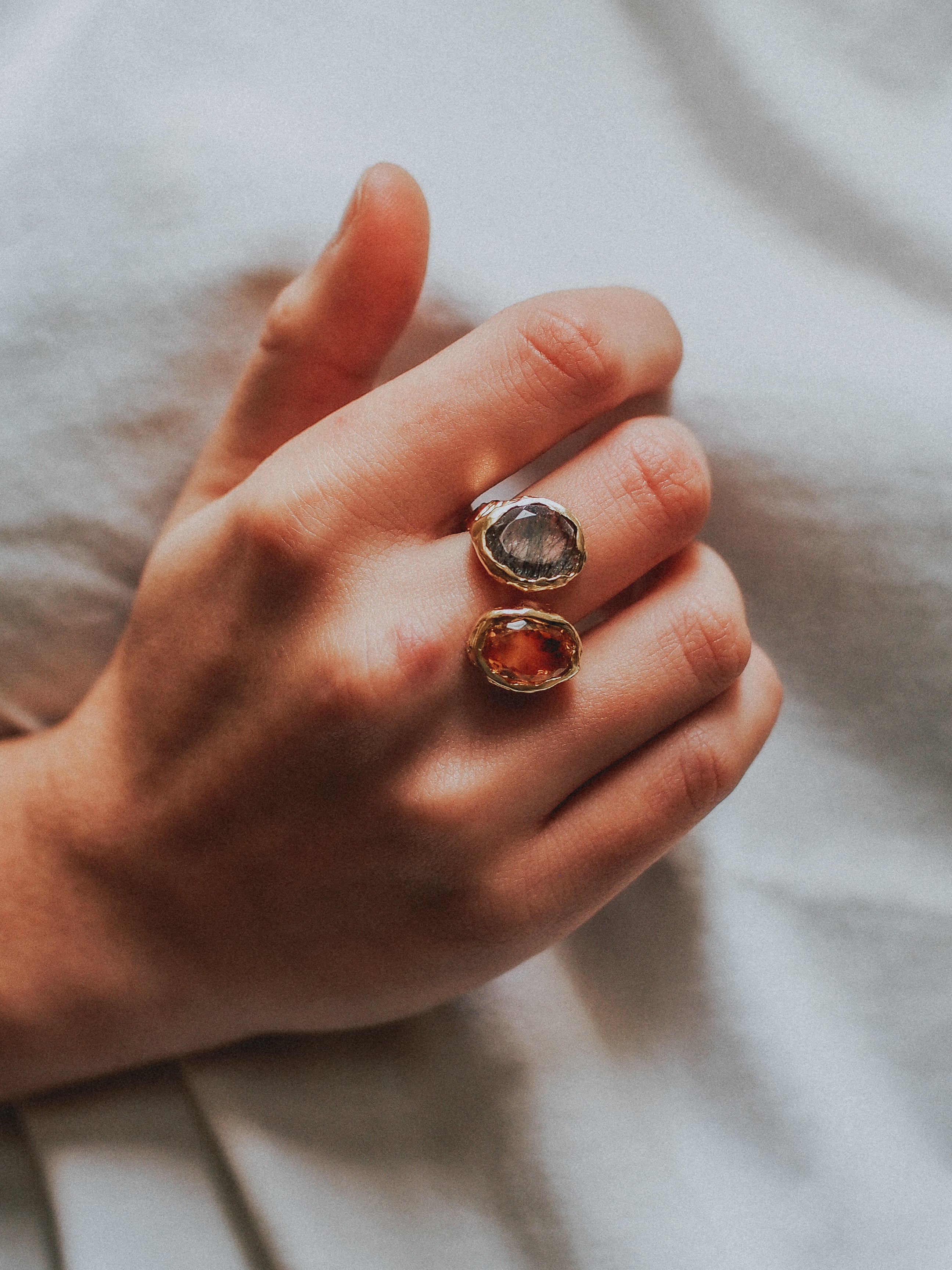 Gold Citrine N°151 🄻