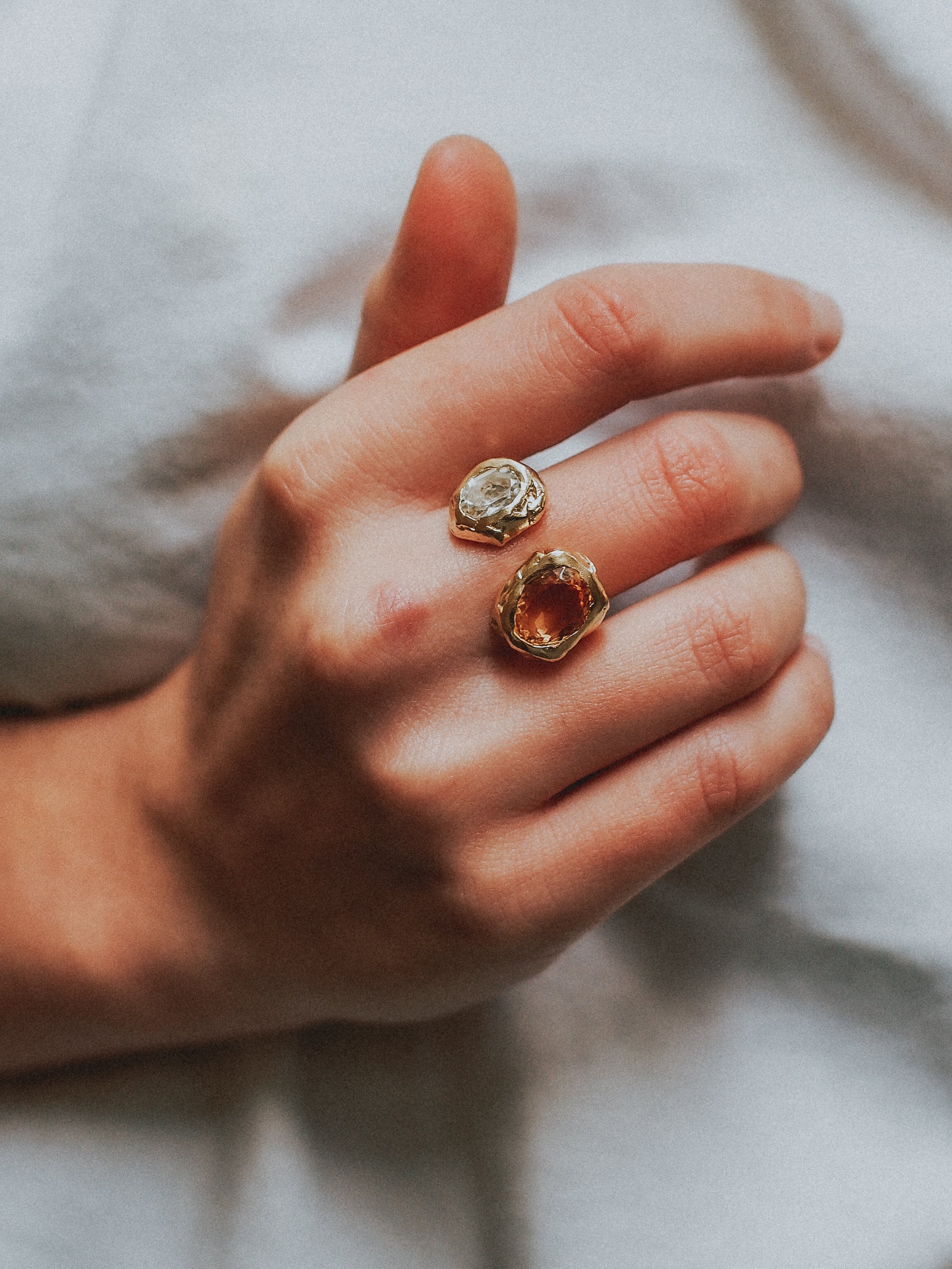 Gold Citrine N°107 🄻