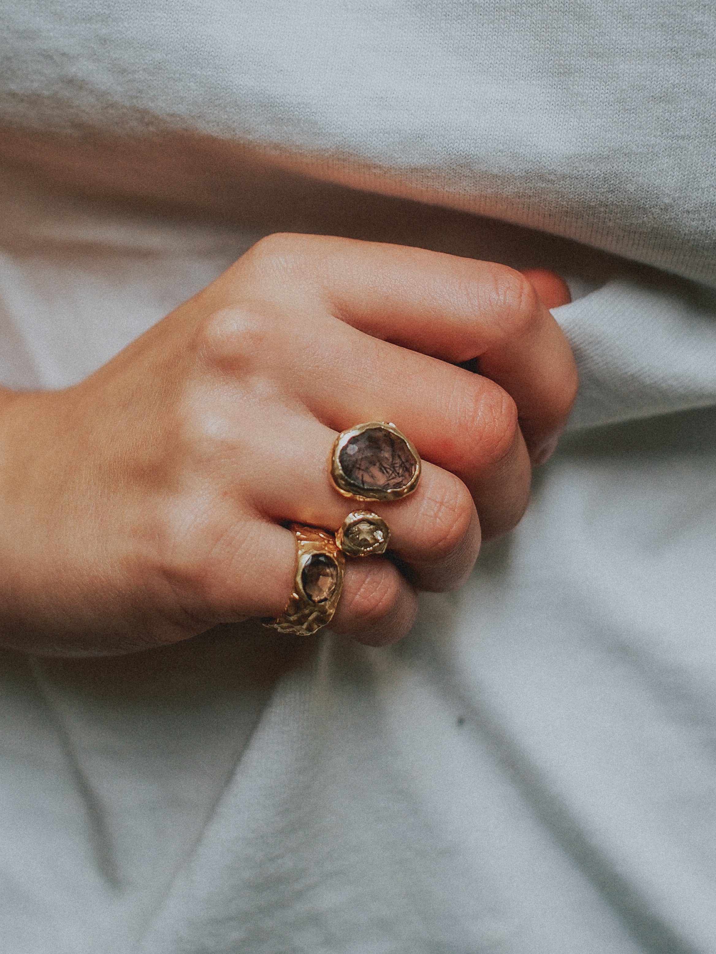 Gold Black Rutile N°155 🄼