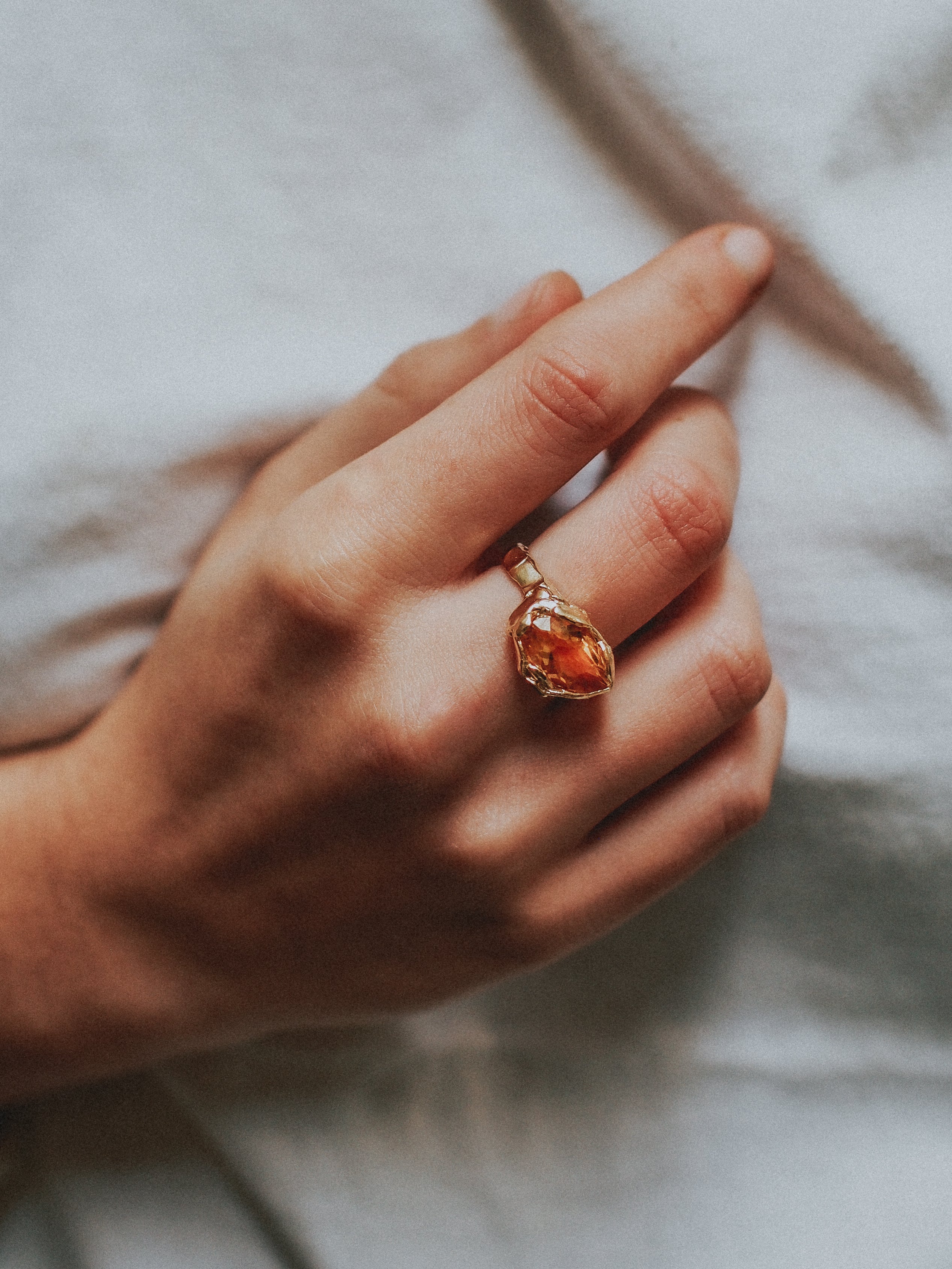 Gold Citrine N°189 🄼