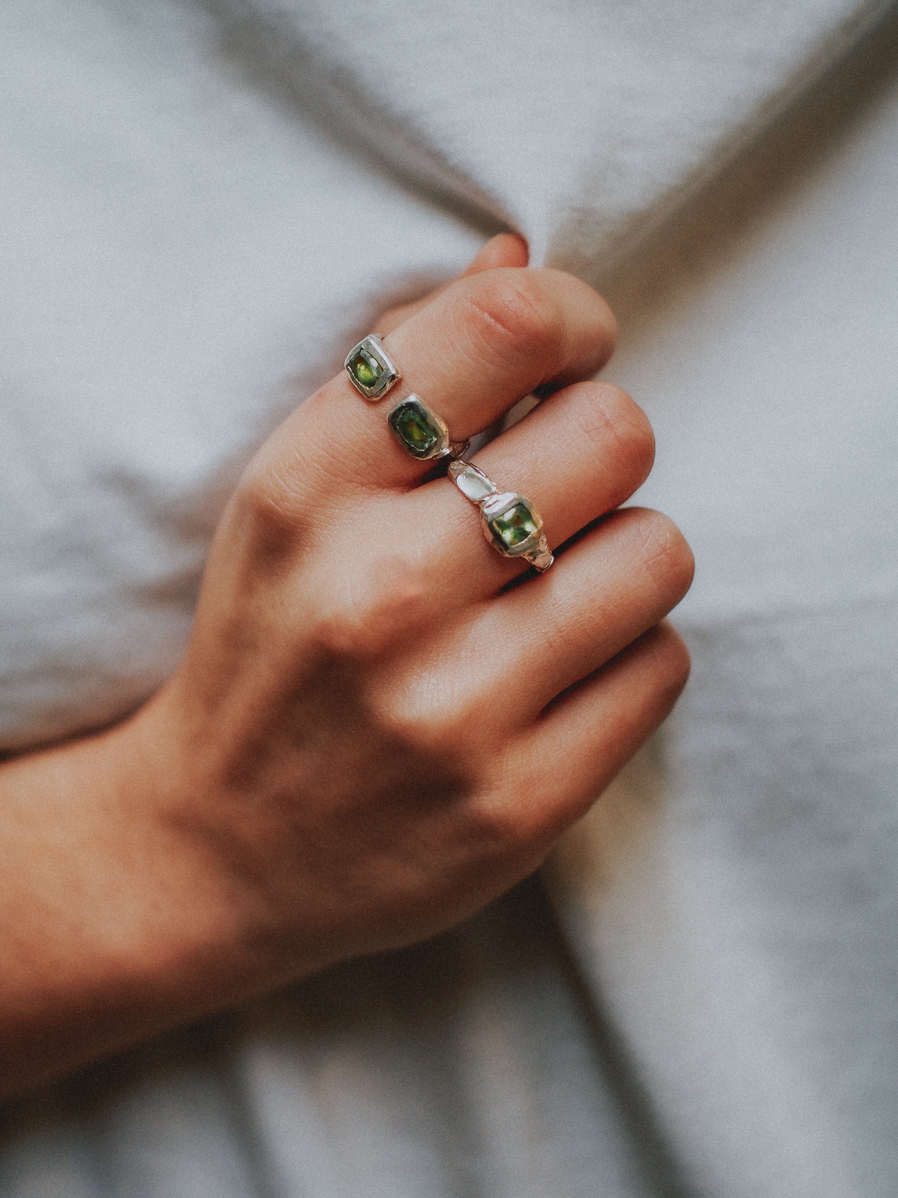 Silver Peridot N°133 🅂