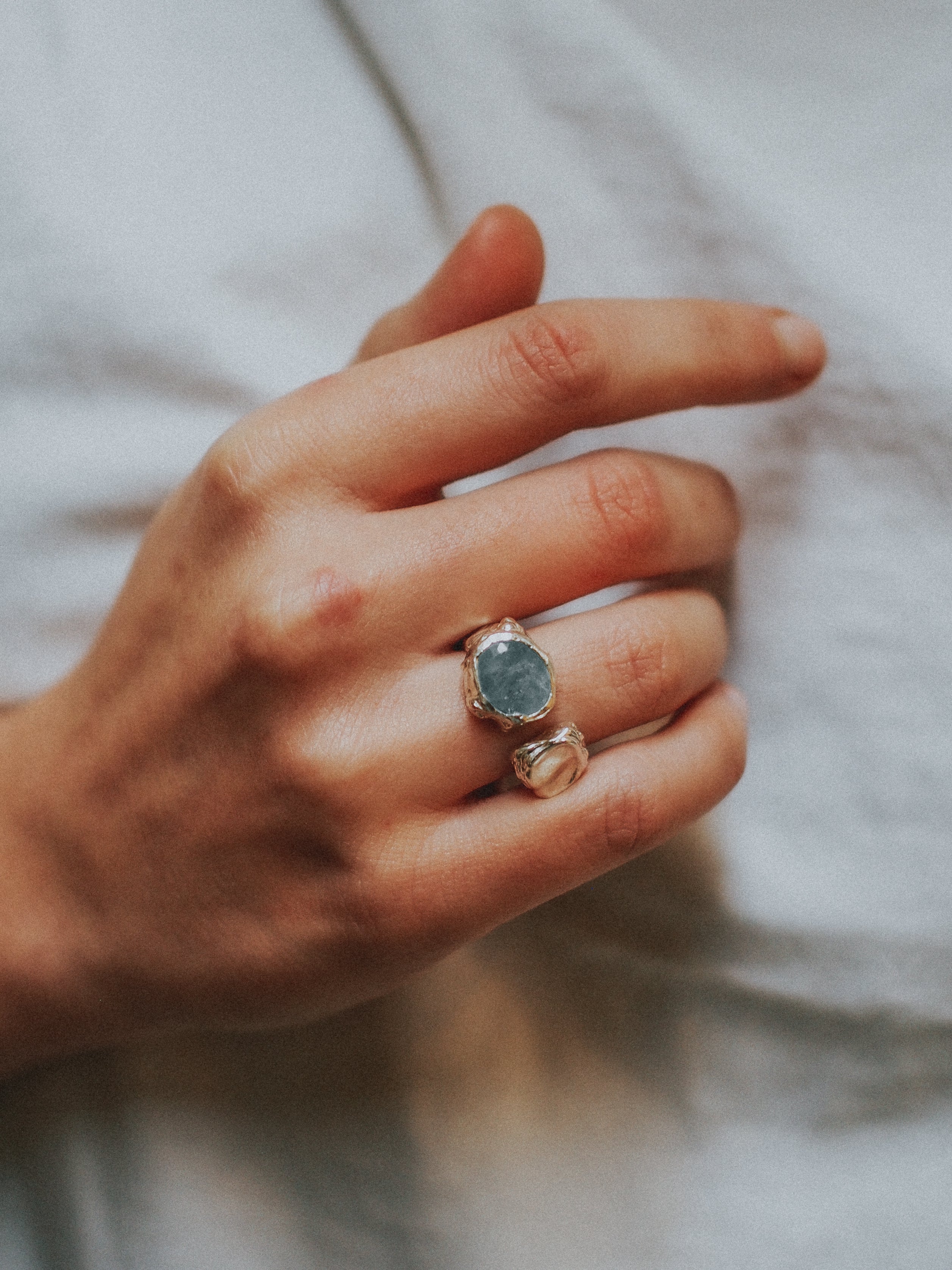 Silver Aquamarine N°95 🅂