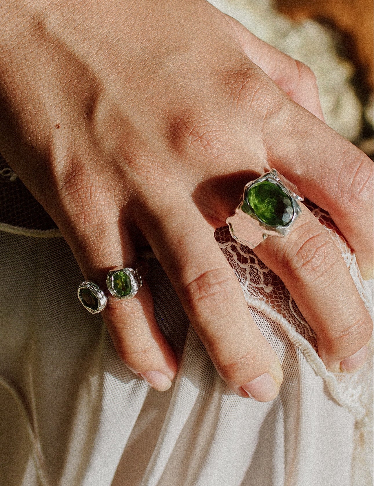 Silver Peridot N°111 🄻