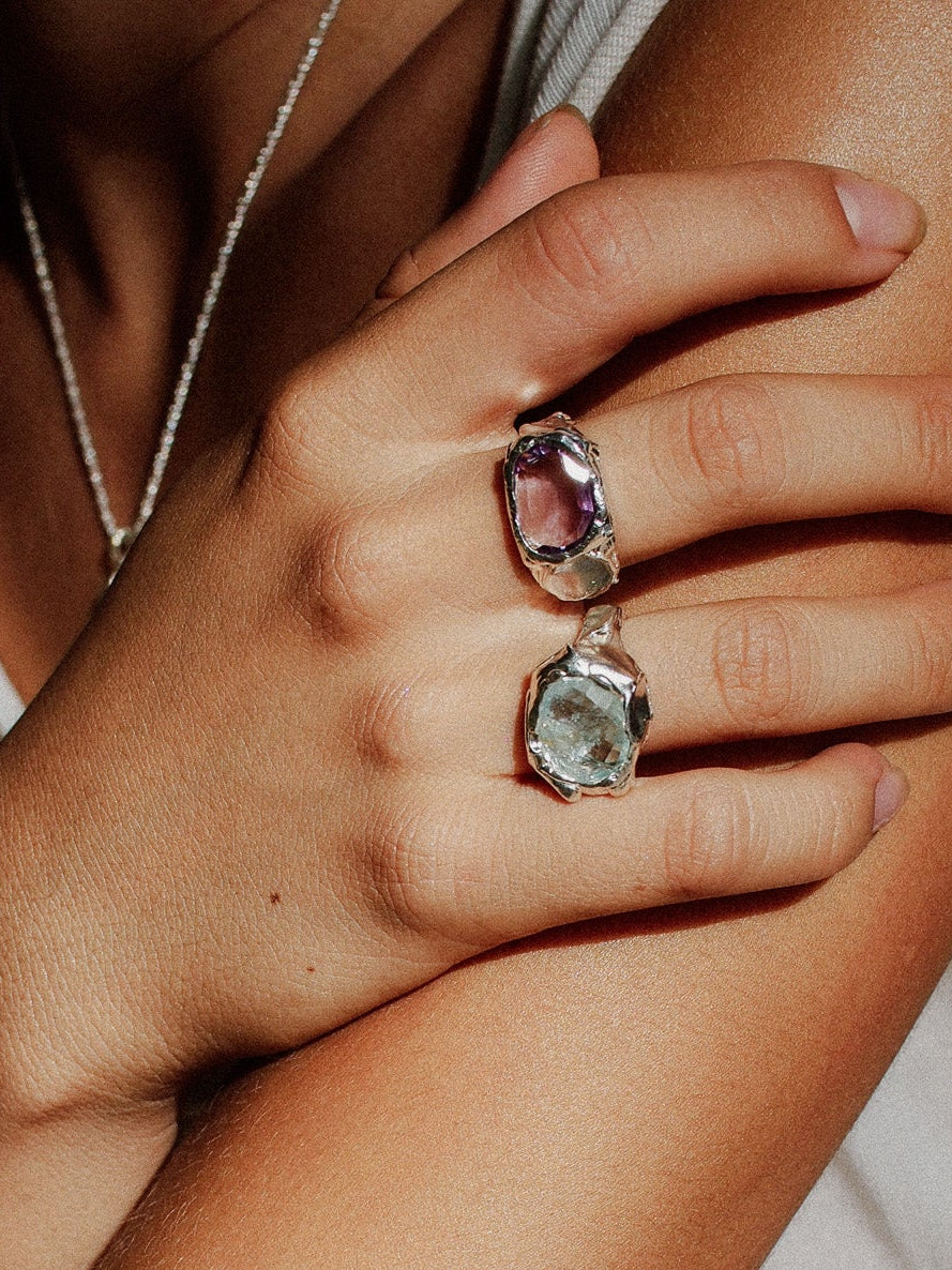 Silver Aquamarine N°109 🄼